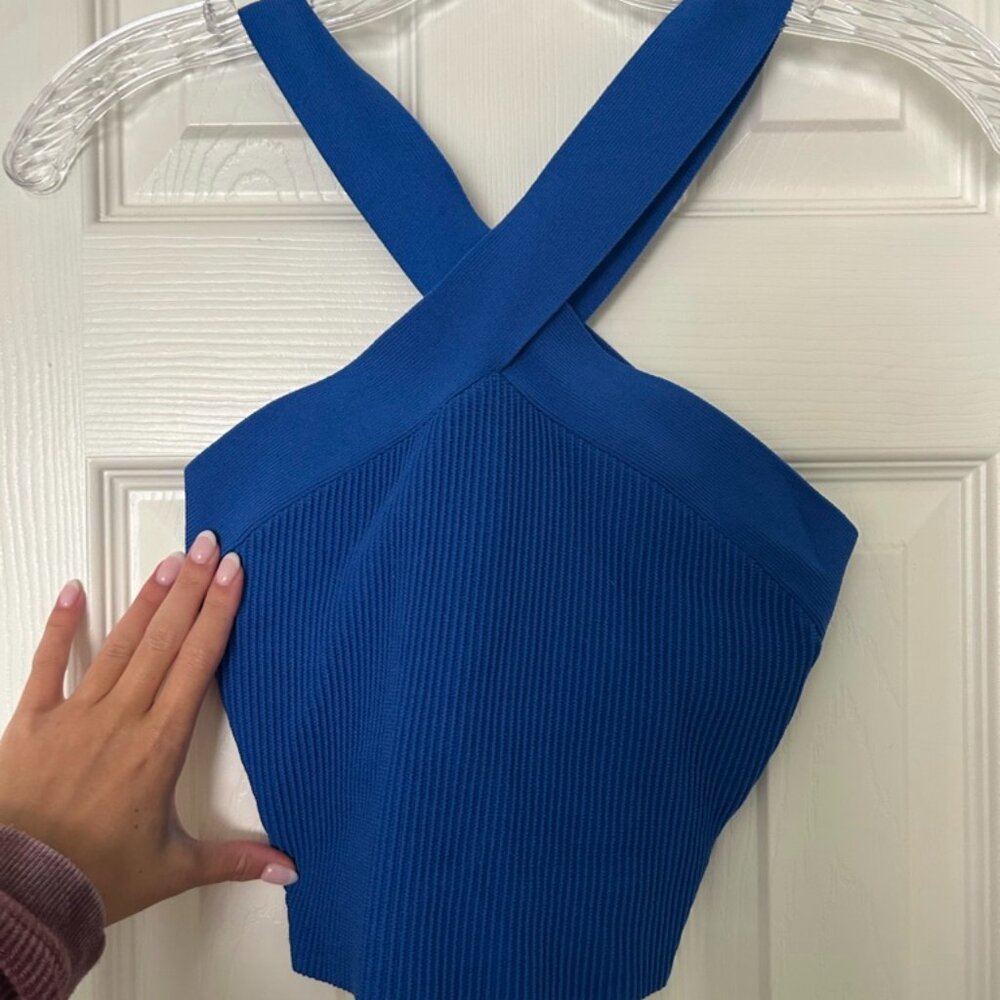 Aritzia Sculpt Knit Criss Cross Tank